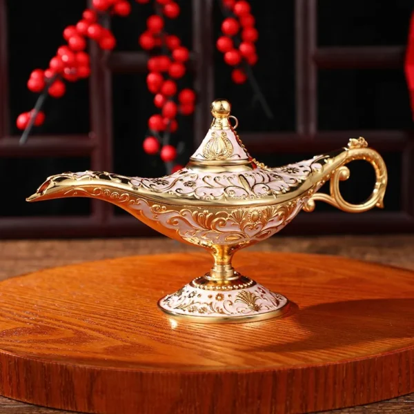 Wishing lamp big size metal Alad Lamp Statue for home decoration gifts item - Image 4