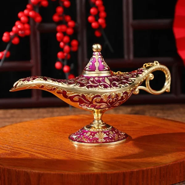 Wishing lamp big size metal Alad Lamp Statue for home decoration gifts item